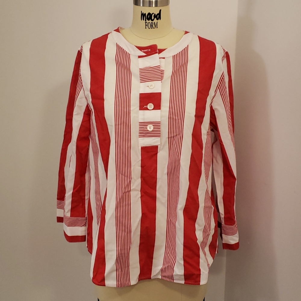 J.CREW COTTON BLOUSE NWOT